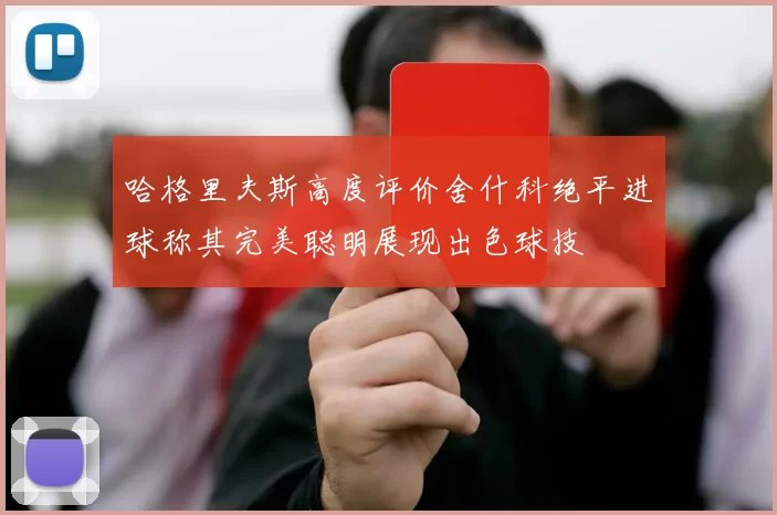哈格里夫斯高度评价舍什科绝平进球称其完美聪明展现出色球技